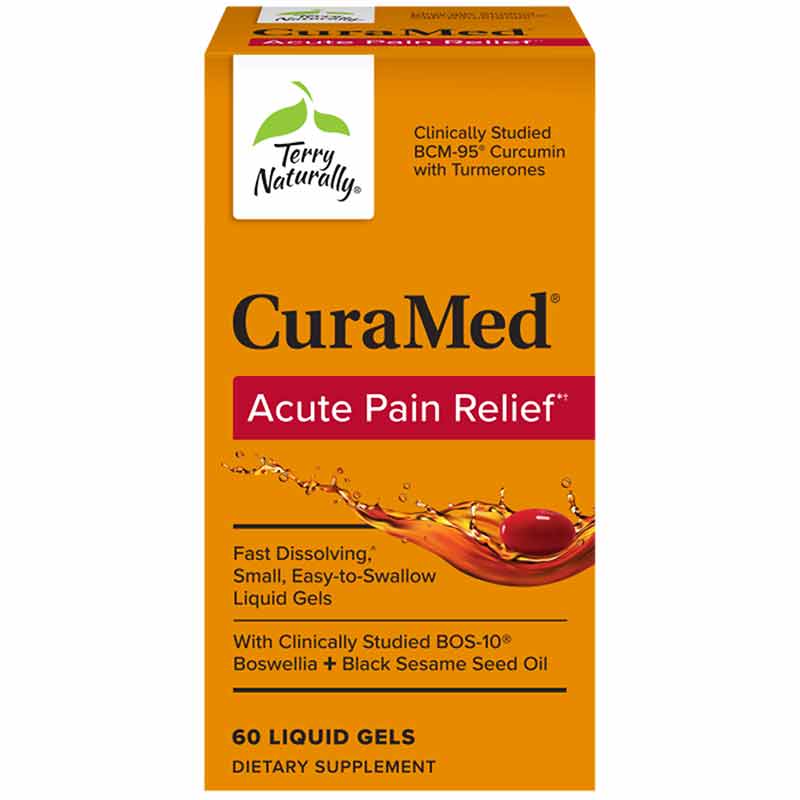 CuraMed Acute Pain Relief, 60 Liquid Softgels, by Terry Naturally