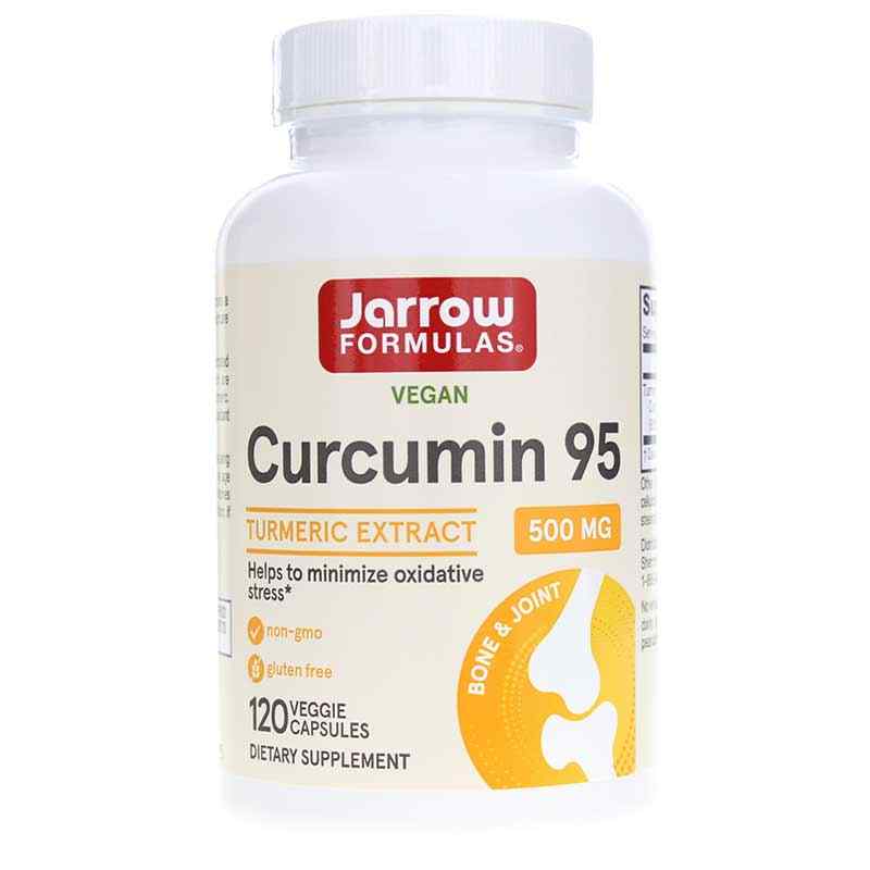 Curcumin 95 500 Mg, 120 Capsules, by Jarrow Formulas
