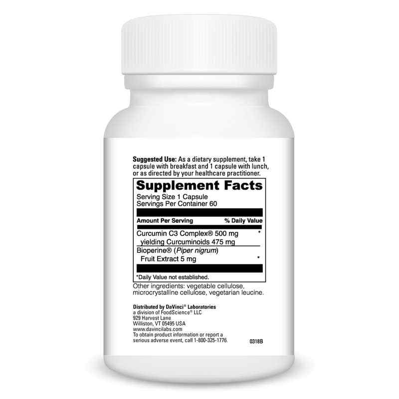 Curcumin C3 Complex, by DaVinci Labs, image #2