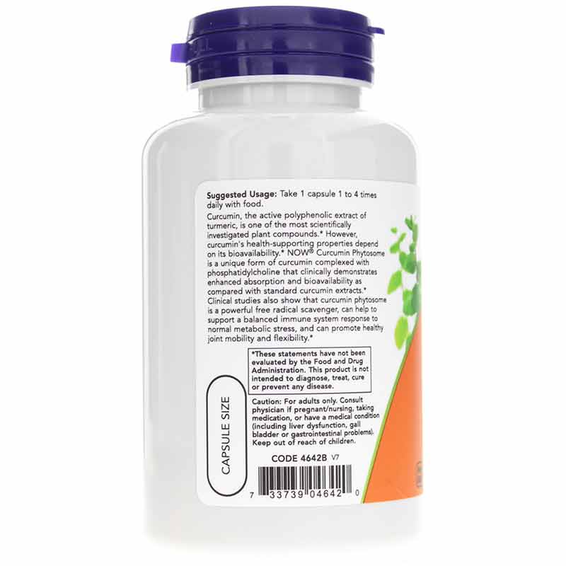 Curcumin Phytosome, by NOW Foods, image #3