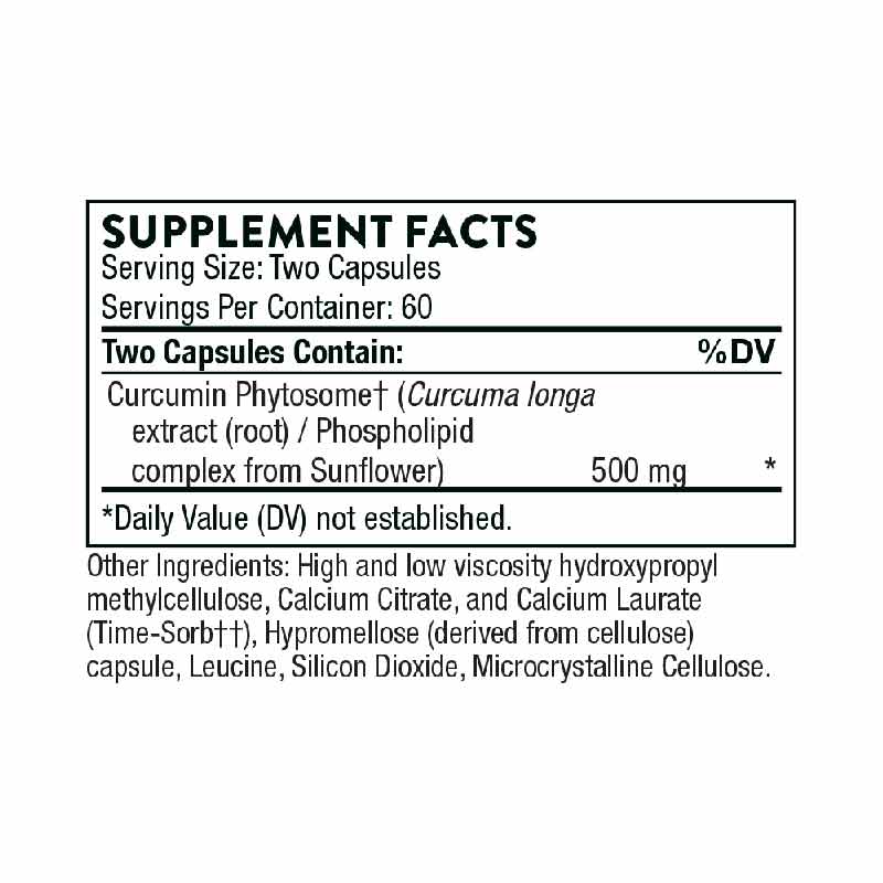 Curcumin Phytosome Sustained Release, by Thorne Research, image #2