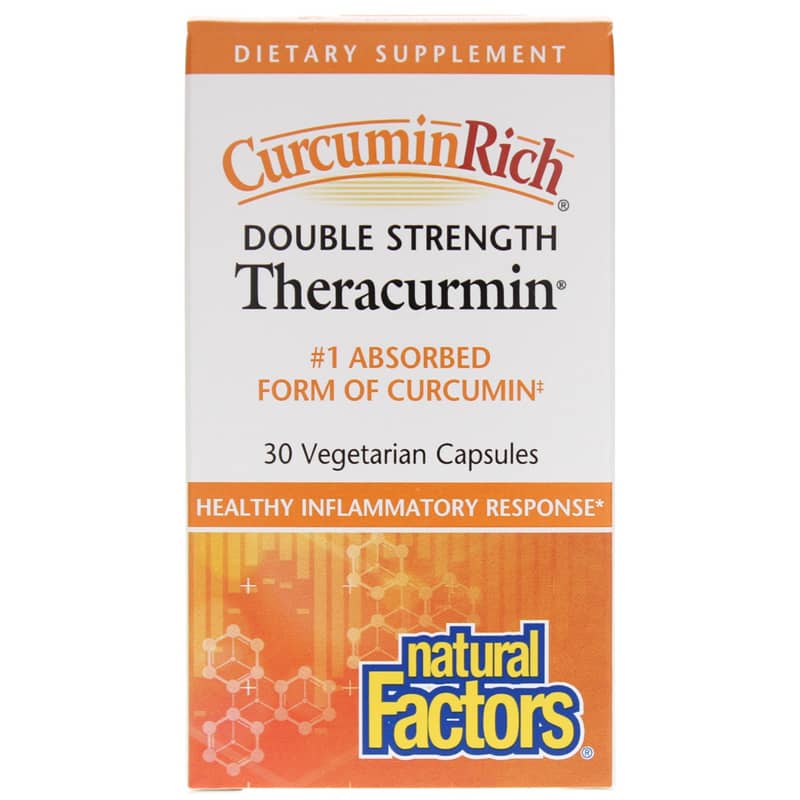 CurcuminRich Double Strength Theracurmin, 30 Veg Capsules, by Natural Factors