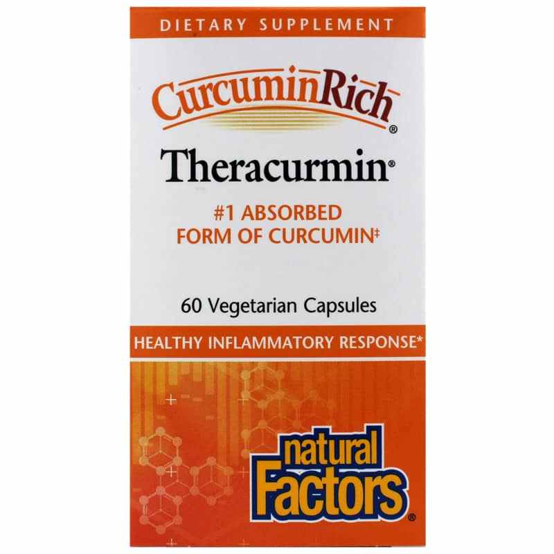 CurcuminRich Theracurmin, 60 Veg Capsules, by Natural Factors