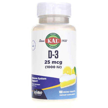 D-3 1000 IU ActivMelt, Lemon Meringue, by Kal