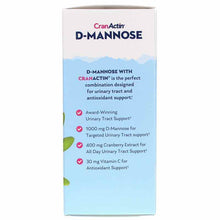 D-Mannose with CranActin, 60 Veg Capsules, by Solaray, image #2