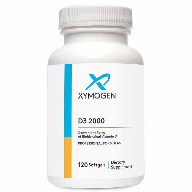 D3 2000, 120 Softgels, by Xymogen