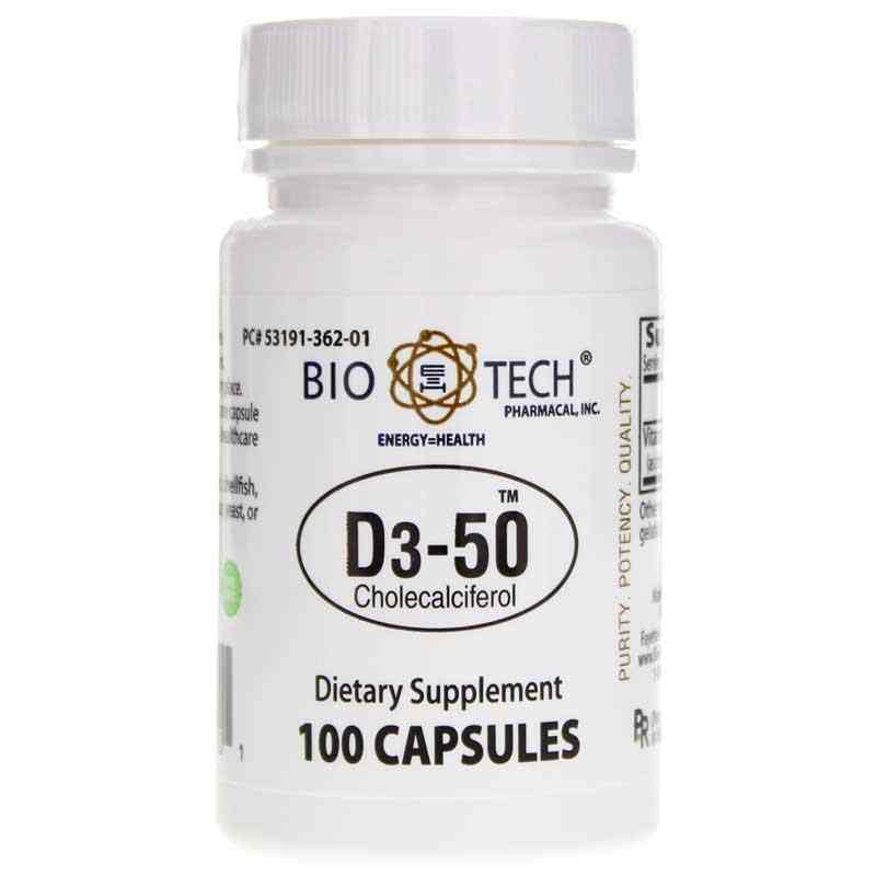 D3-50 50000 IU, by Bio-Tech Pharmacal