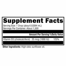 D3 Liquid 1,000 IU, by Xymogen, image #2