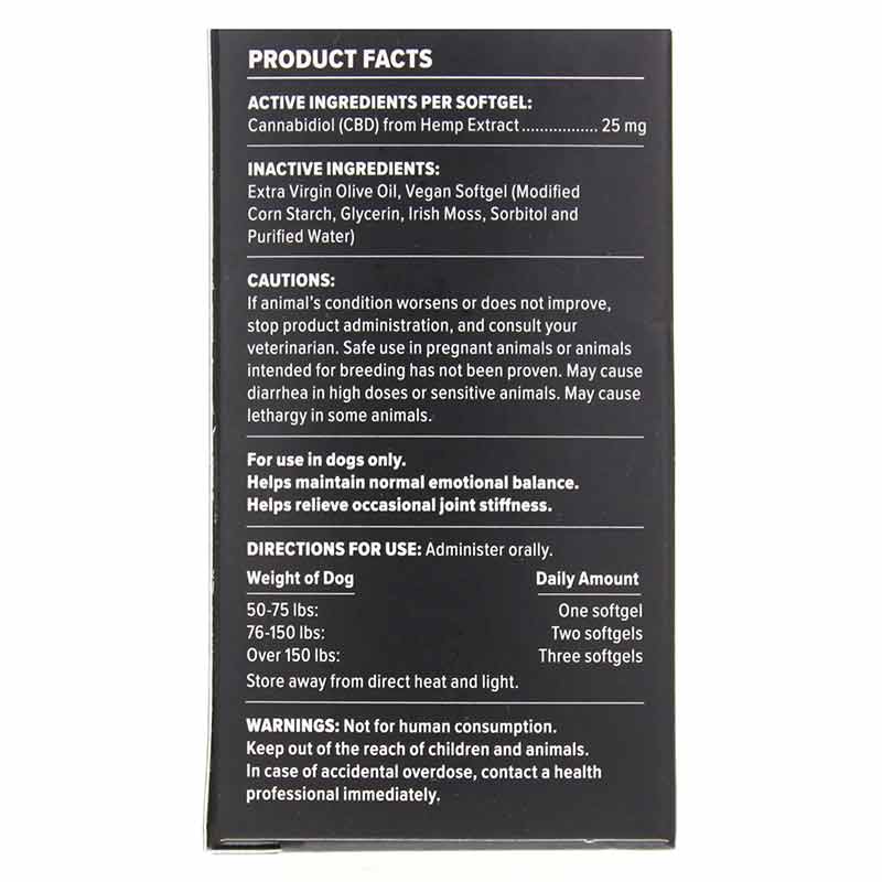 Daily Balance CBD for Large Breed Dogs, 30 Softgels, by PlusCBD Oil, image #3