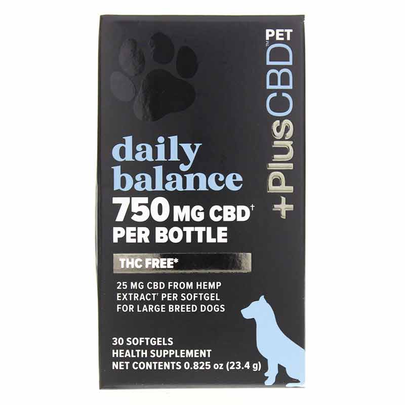 Daily Balance CBD for Large Breed Dogs, by PlusCBD Oil