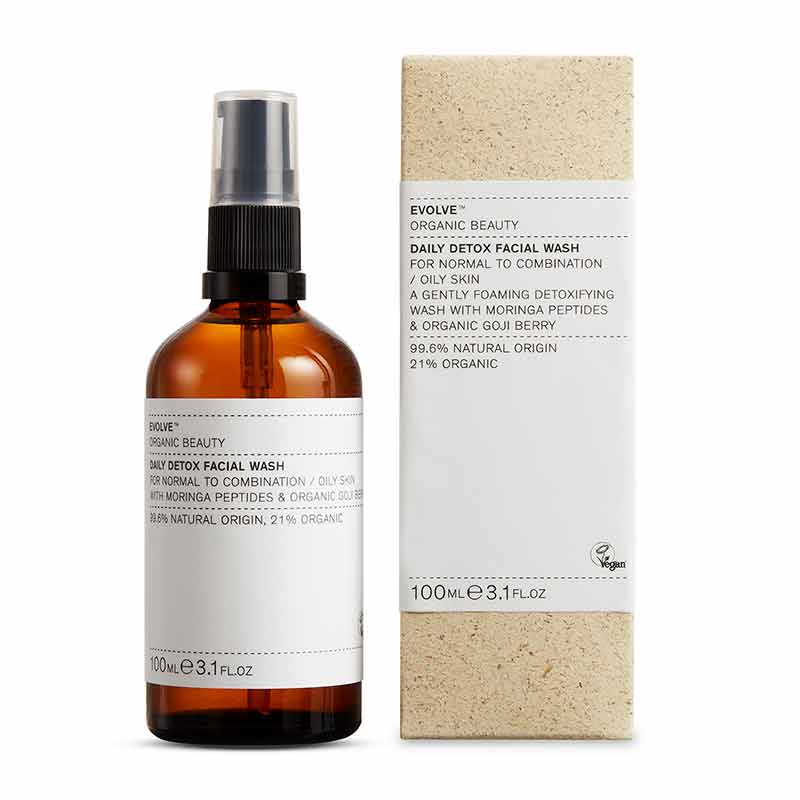 Daily Detox Facial Wash, by Evolve Organic Beauty
