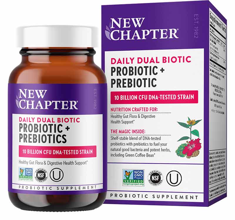 Daily Dual Biotic Probiotic + Prebiotic, by New Chapter