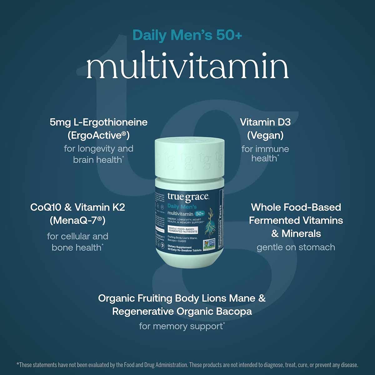 Daily Men's 50+ Multi, by True Grace