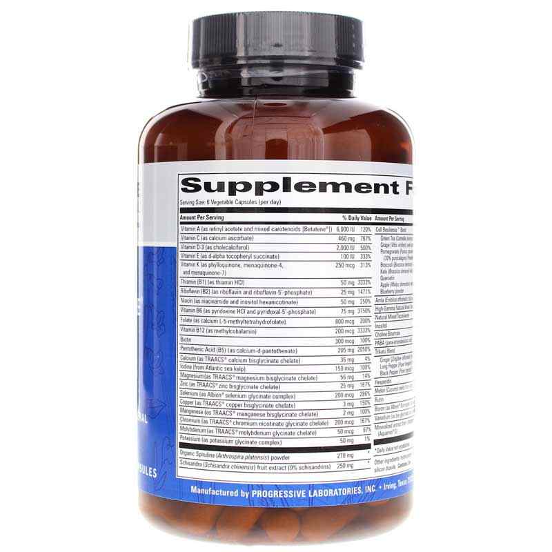 Daily Resilience Multi-Vitamin & Mineral, by Progressive Labs, image #2
