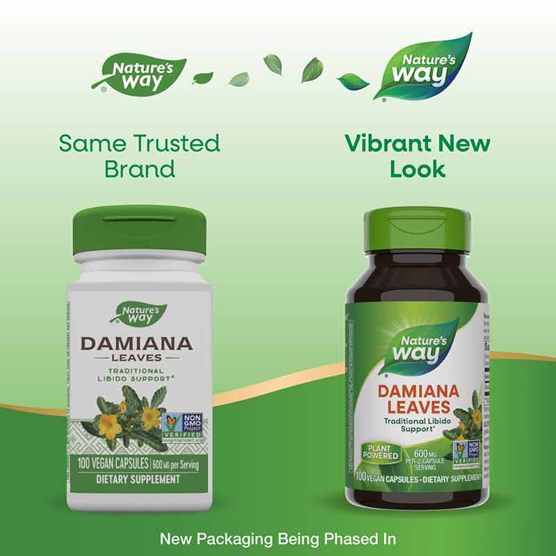 Damiana Leaves, by Natures Way, image #3