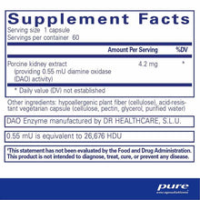 Dao Enzyme, 60 Capsules, by Pure Encapsulations, image #2