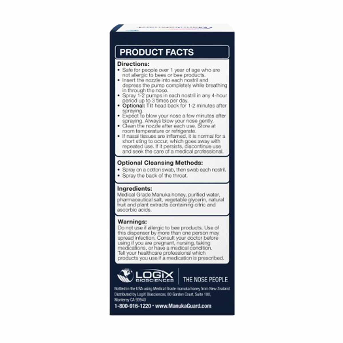 Deep Nasal Cleanse Nasal Spray, .65 Oz, by Manukaguard