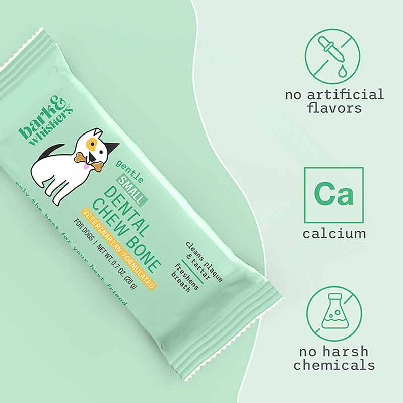 Dental Chew Bones Gentle, Small, by Bark & Whiskers, image #3