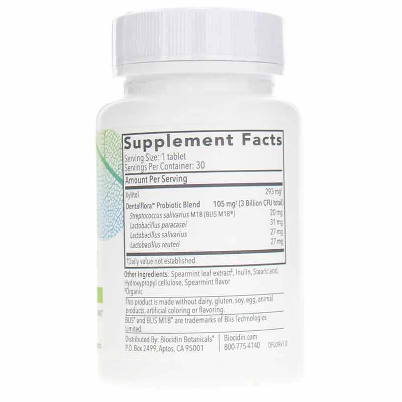 DentalFlora Daily Oral Probiotic, by Biocidin Botanicals , image #2