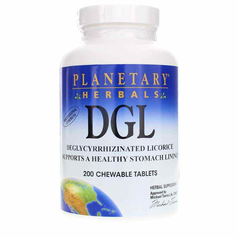 DGL Deglycyrrhizinated Licorice 380 Mg, by Planetary Herbals