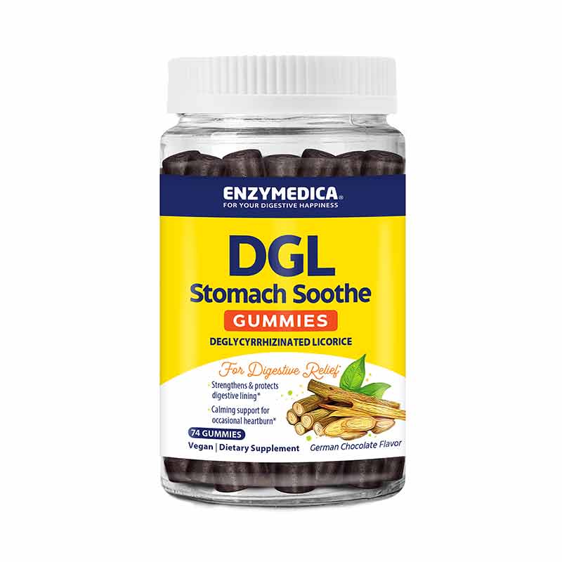 DGL Stomach Soothe Gummies, by Enzymedica