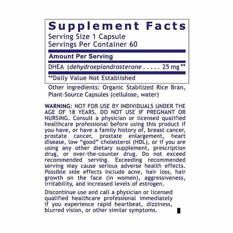 DHEA 25 Mg, by Premier Research Labs, image #4