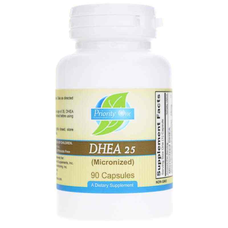 DHEA 25 Micronized, by Priority One