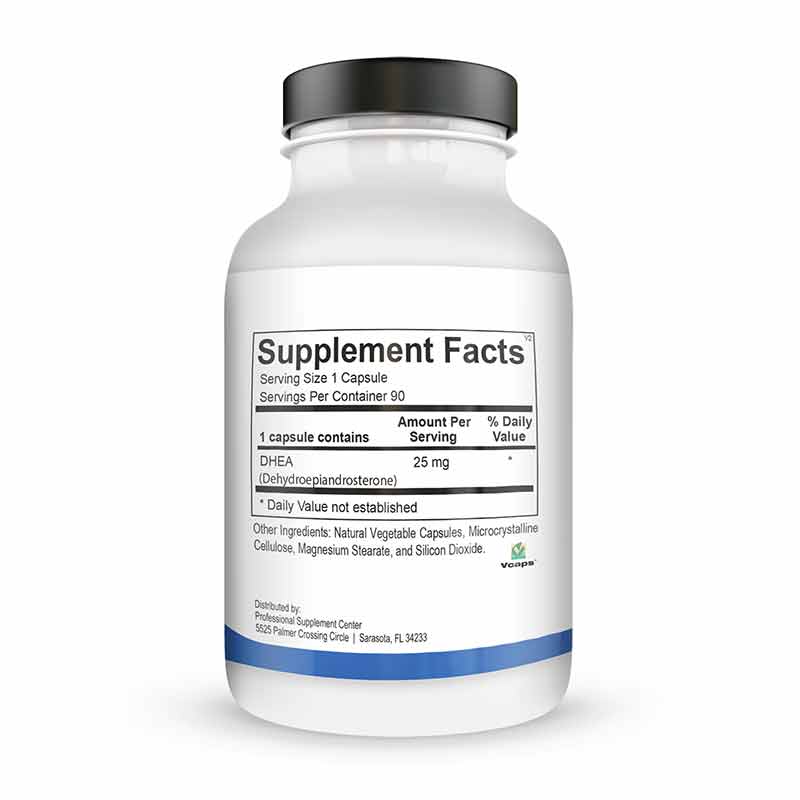 DHEA 25 mg, 90 Capsules, by Professional Supplement Center, image #2