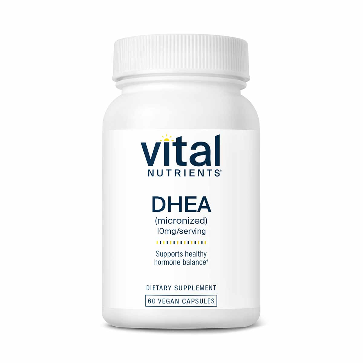 DHEA (micronized) 10 Mg, 60 Veg Capsules, by Vital Nutrients