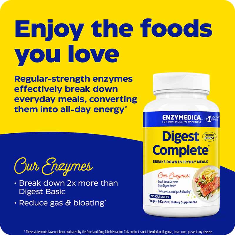 Digest Complete, Enzymedica – Professional Supplement Center