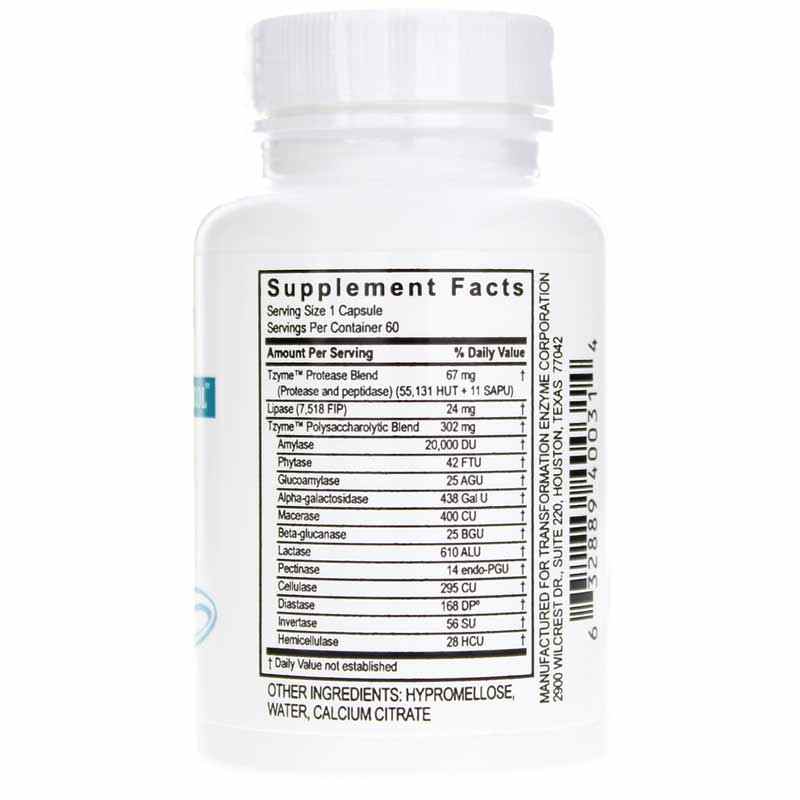 Digest, 60 Capsules, by Transformation Enzyme, image #2
