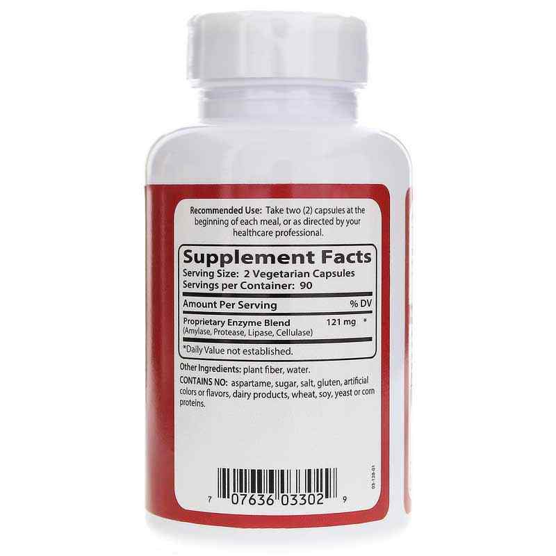 Digest Formula 20, 180 Veg Capsules, by Ness Enzymes, image #2