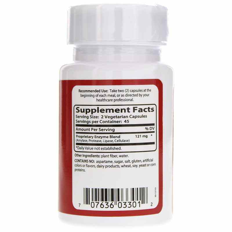 Digest Formula 20, 90 Veg Capsules, by Ness Enzymes, image #2