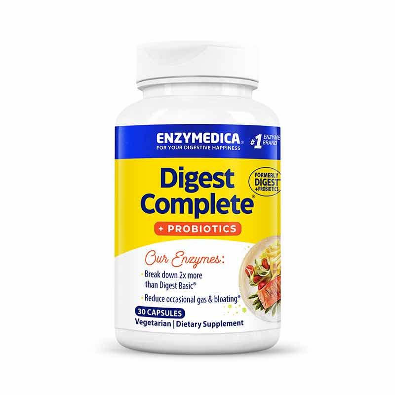 Digest Complete + Probiotics, 30 Capsules, by Enzymedica