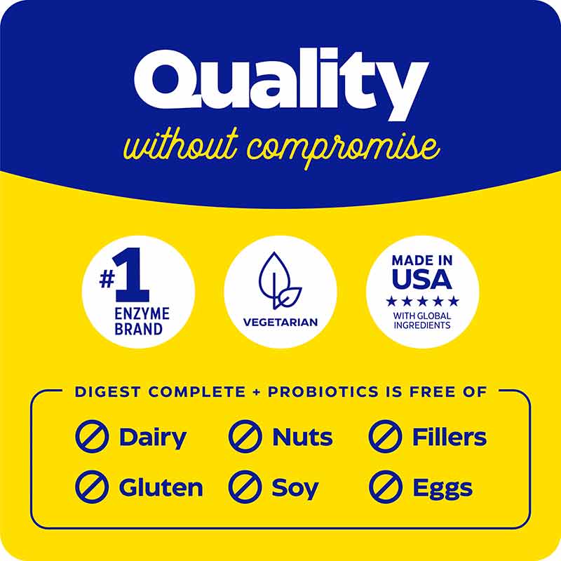 Digest Complete + Probiotics, 30 Capsules, by Enzymedica, image #8