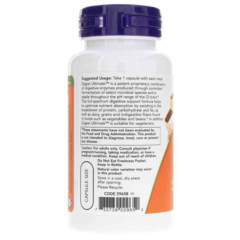 Digest Ultimate, 60 Veg Capsules, by NOW Foods, image #3