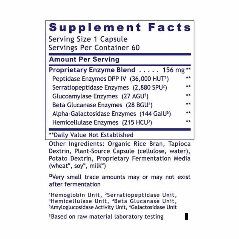 Digestase-SP Multi-Enzyme Digestive Support, by Premier Research Labs, image #4