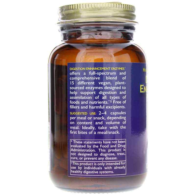 Digestion Enhancement Enzymes, 120 Vegan Capsules, by Healthforce Superfoods, image #3