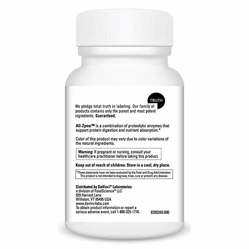 Digestive Enzymes, by DaVinci Labs, image #3