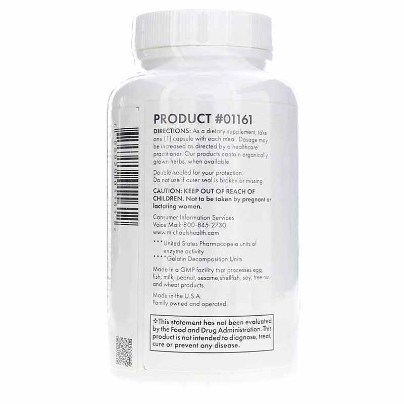 Digestive Enzymes, 180 Capsules, by Michael's Health, image #3