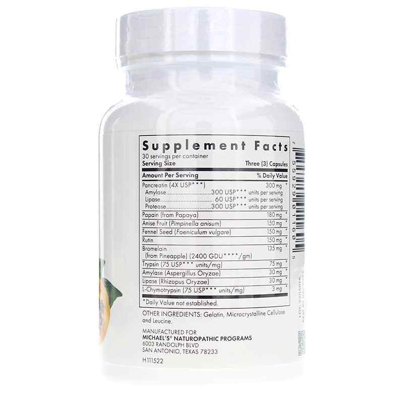 Digestive Enzymes, 90 Capsules, by Michael's Health, image #2