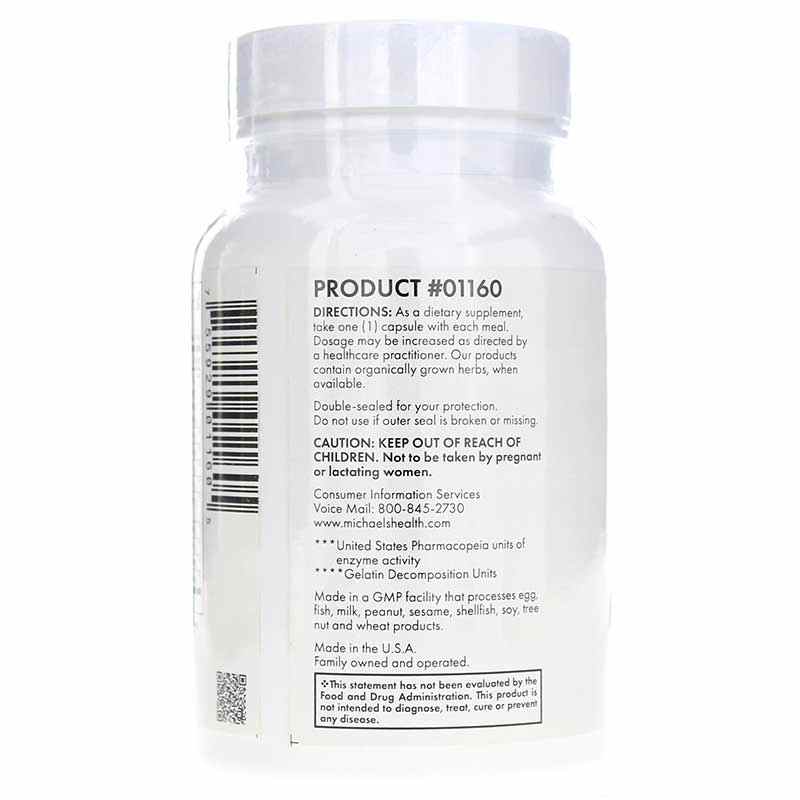 Digestive Enzymes, 90 Capsules, by Michael's Health, image #3