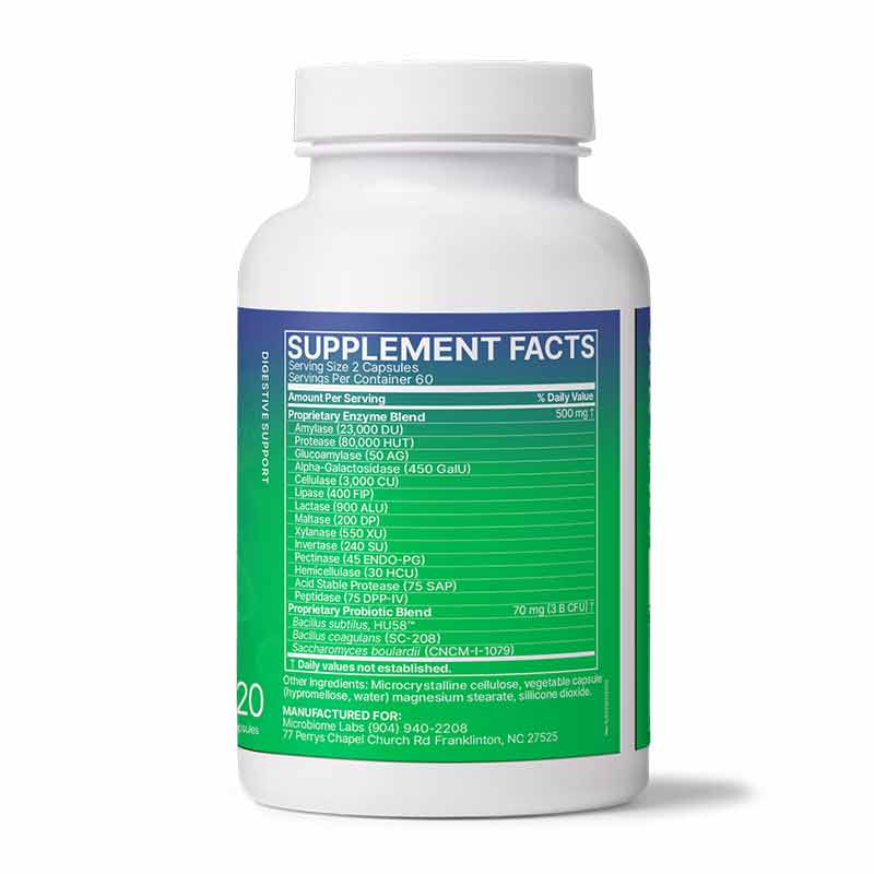DigestMate, 60 Capsules, by Microbiome Labs, image #2