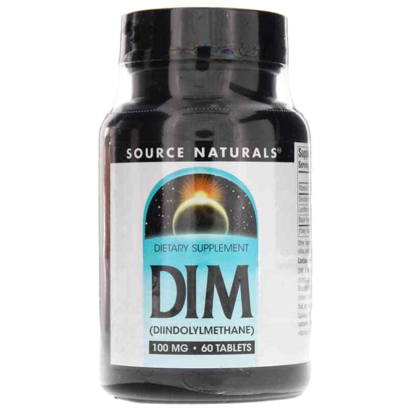 DIM 100 Mg, 60 Tablets, by Source Naturals