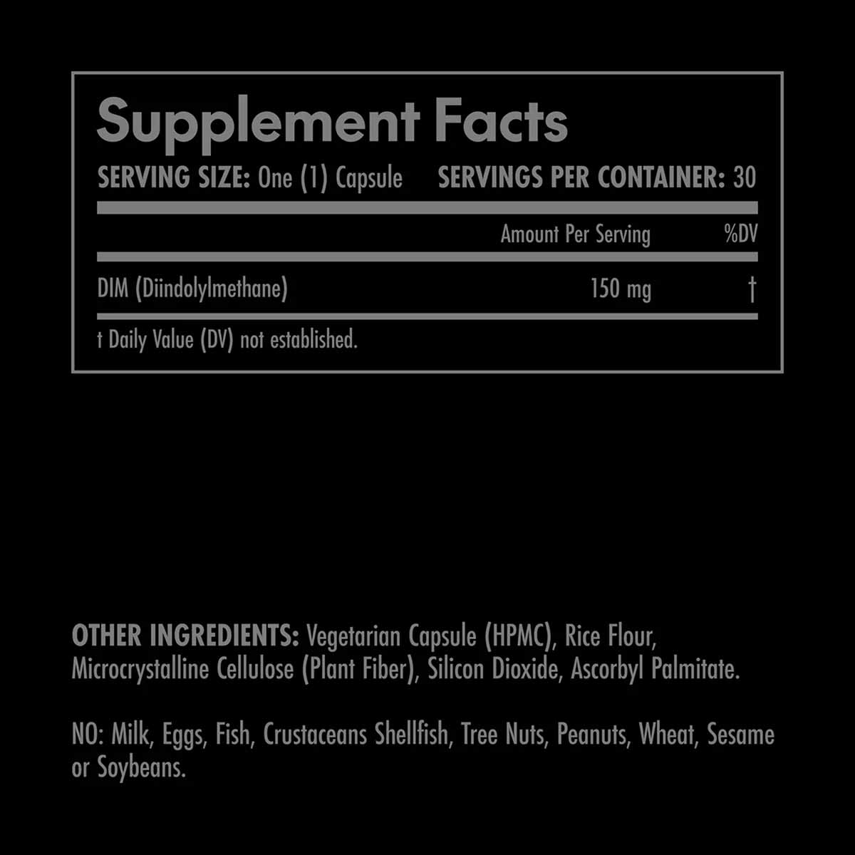 DIM 150, 30 Capsules, by Olympian Labs