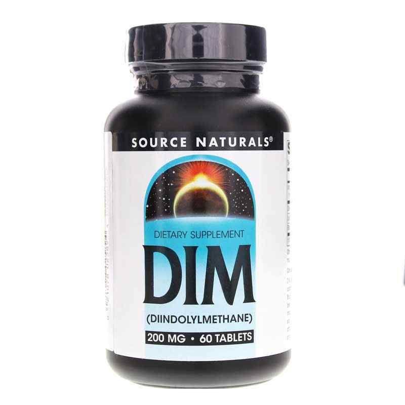 DIM 200 Mg, 60 Tablets, by Source Naturals