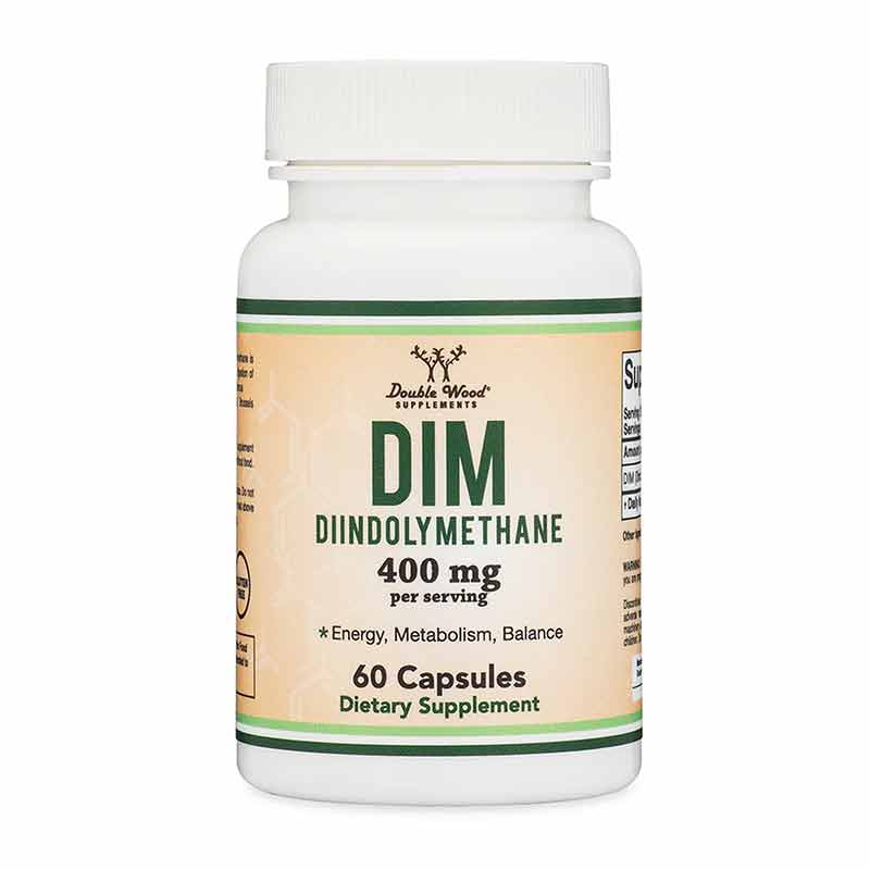 DIM Diindolylmethane, 60 Capsules, by Double Wood Supplements
