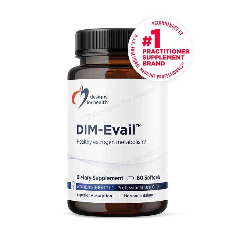 DIM-Evail, 60 Softgels, by Designs For Health