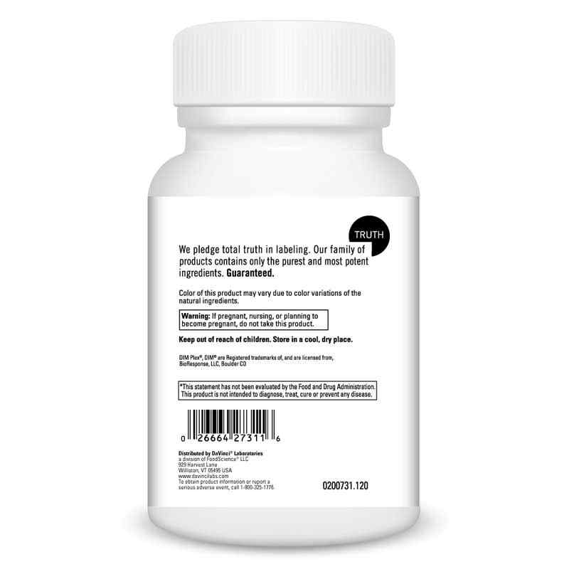 DIM Plex, 120 Veg Capsules, by DaVinci Labs, image #3