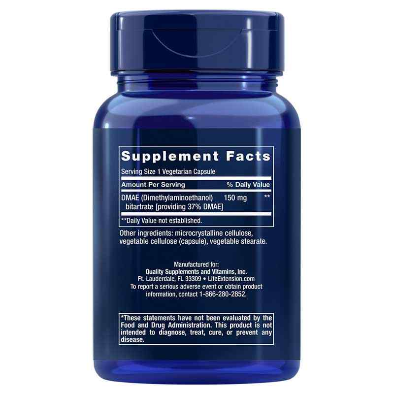 DMAE Bitartrate 150 Mg, by Life Extension, image #2